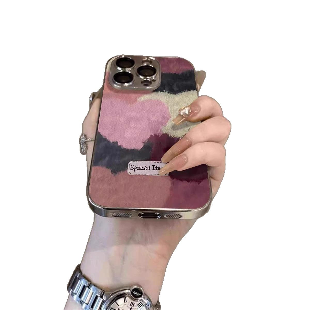 Liquid Metal Color Spliced Heart