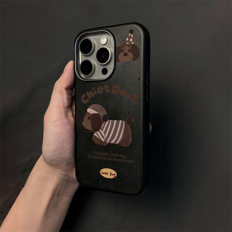 Polka Dot Nightcap Dachshund