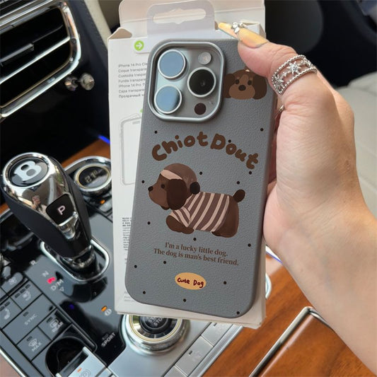 Polka Dot Nightcap Dachshund