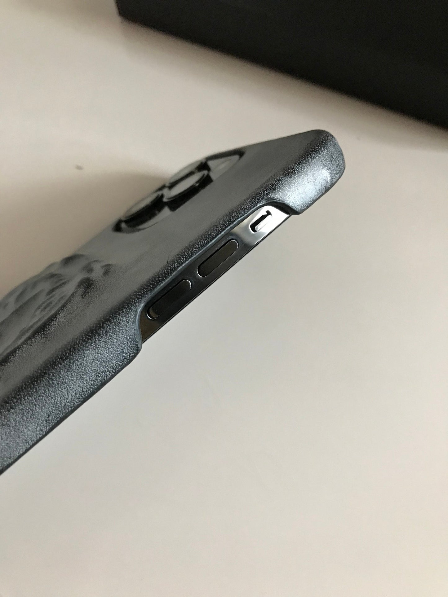 (Half-covered)Vampire bat relief