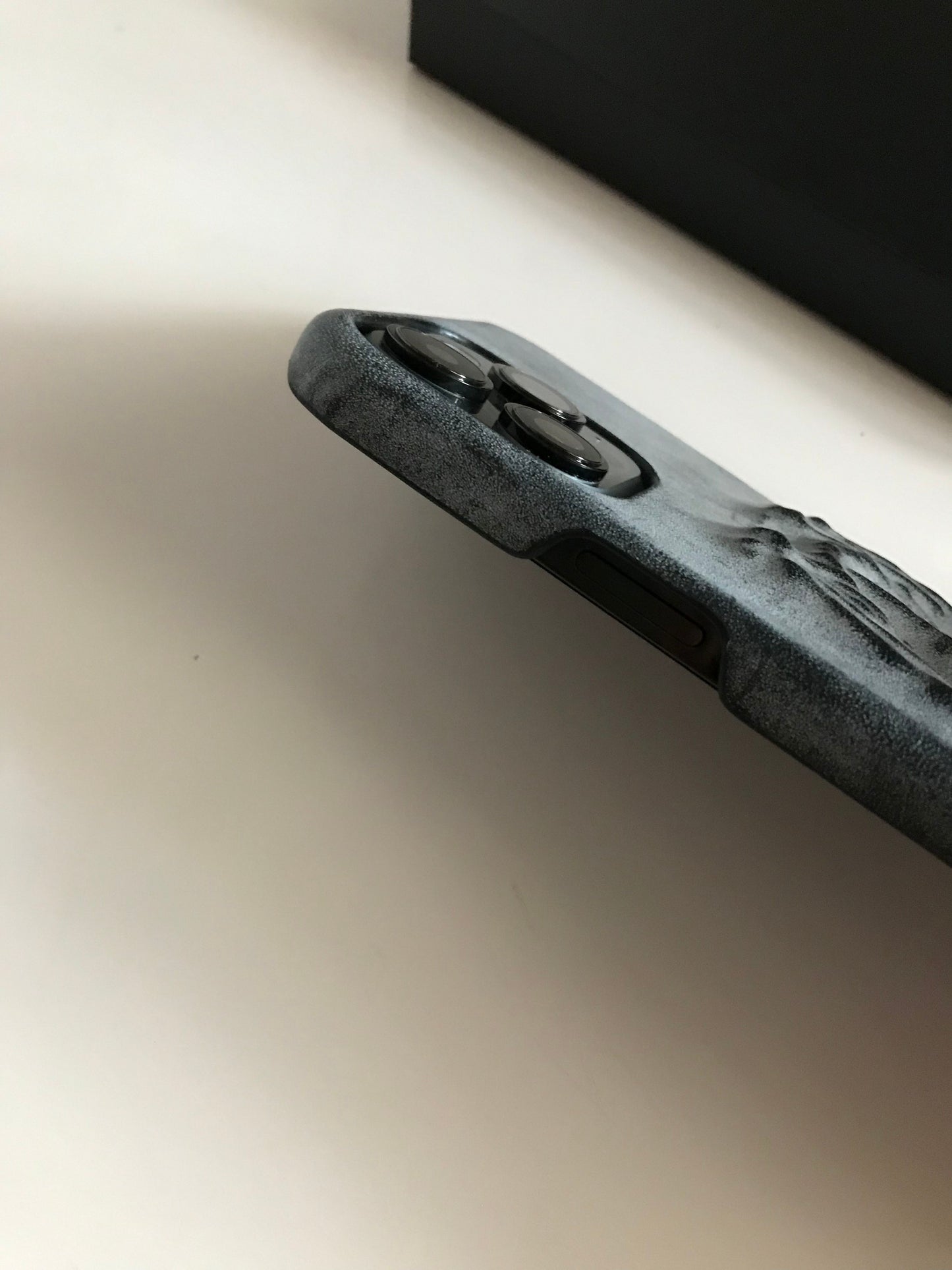 (Half-covered)Vampire bat relief