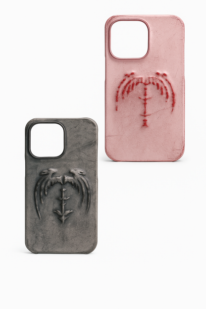 (Half-covered)Vampire bat relief