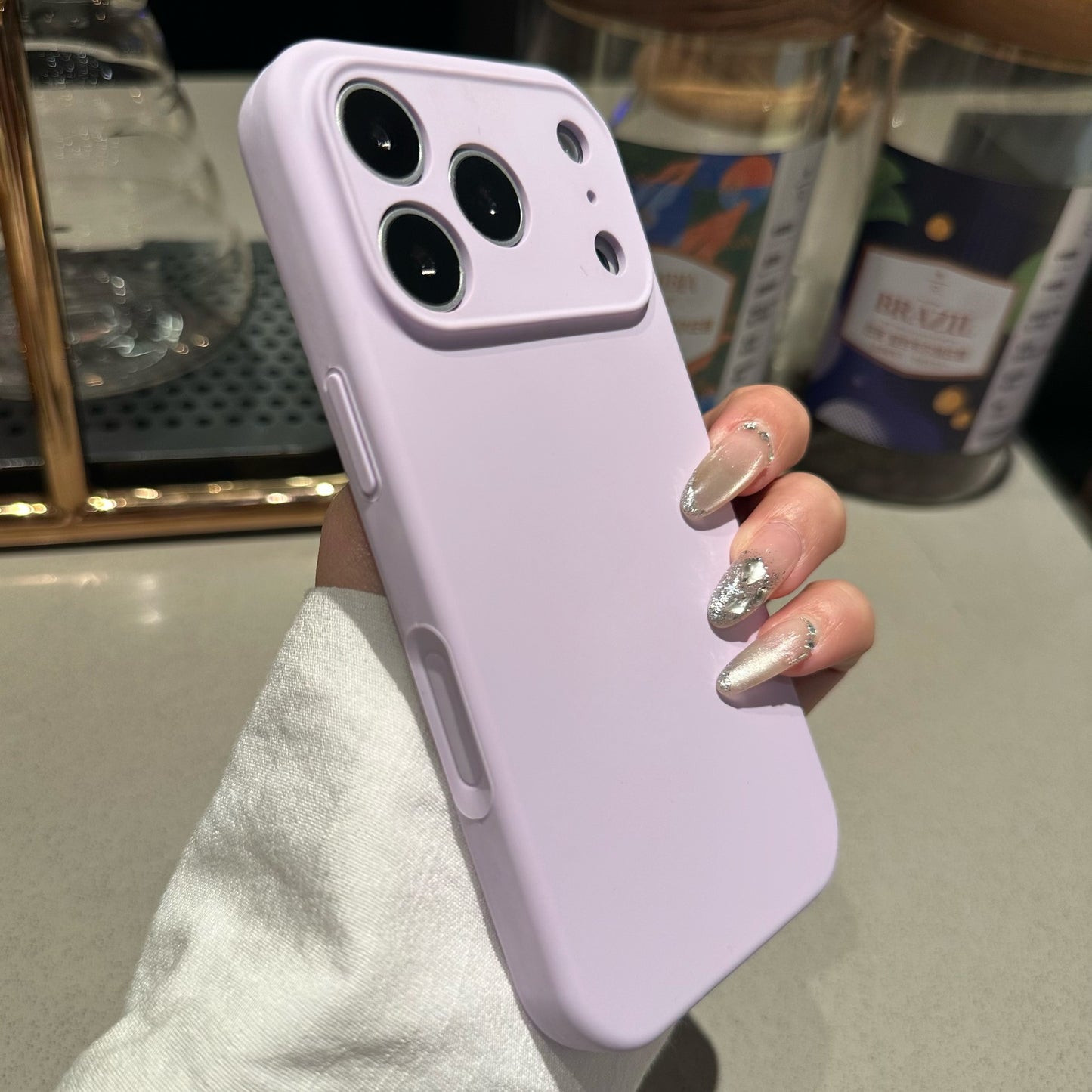 iPhone17 fine hole liquid silicone case