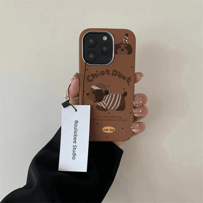 Polka Dot Nightcap Dachshund